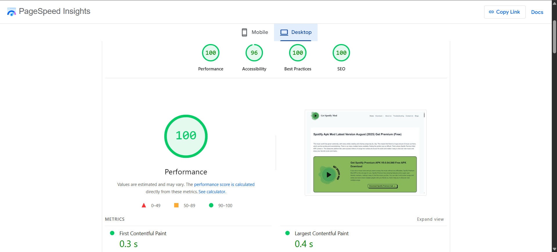 APK Website Speed Optimization: Boosting to 100/100 on Google PageSpeed Insights